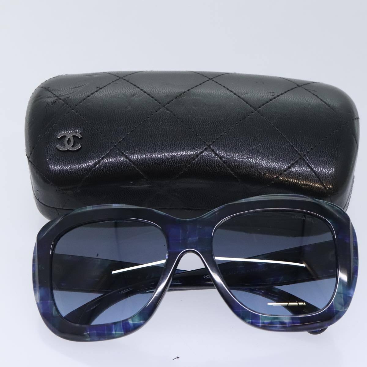 Chanel Cc Navy Plastic Glasses Authentic - image 14