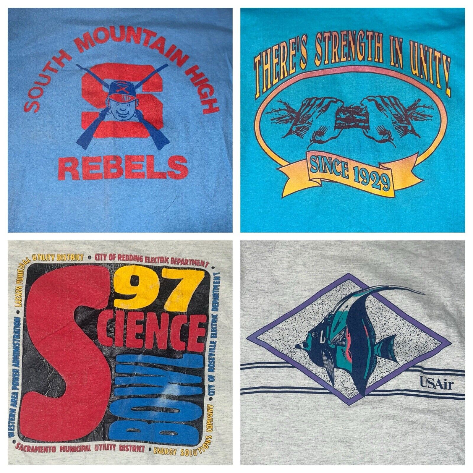 Lot Of 30 Vintage Single Stitch Men’s Graphic T-S… - image 3