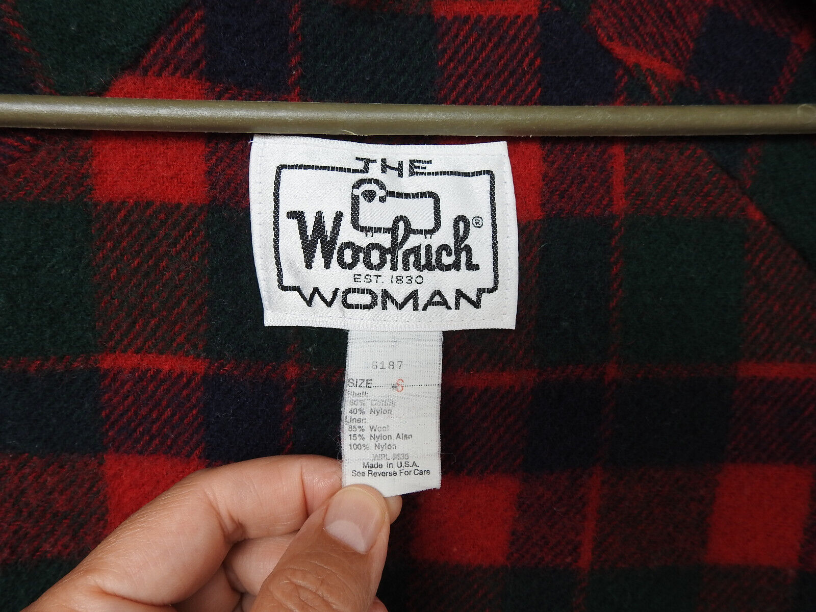 Vintage Woolrich Womens Parka Jacket Blanket Wool… - image 8