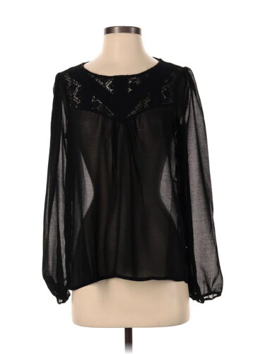 Forever 21 Contemporary Women Black Long Sleeve B… - image 1