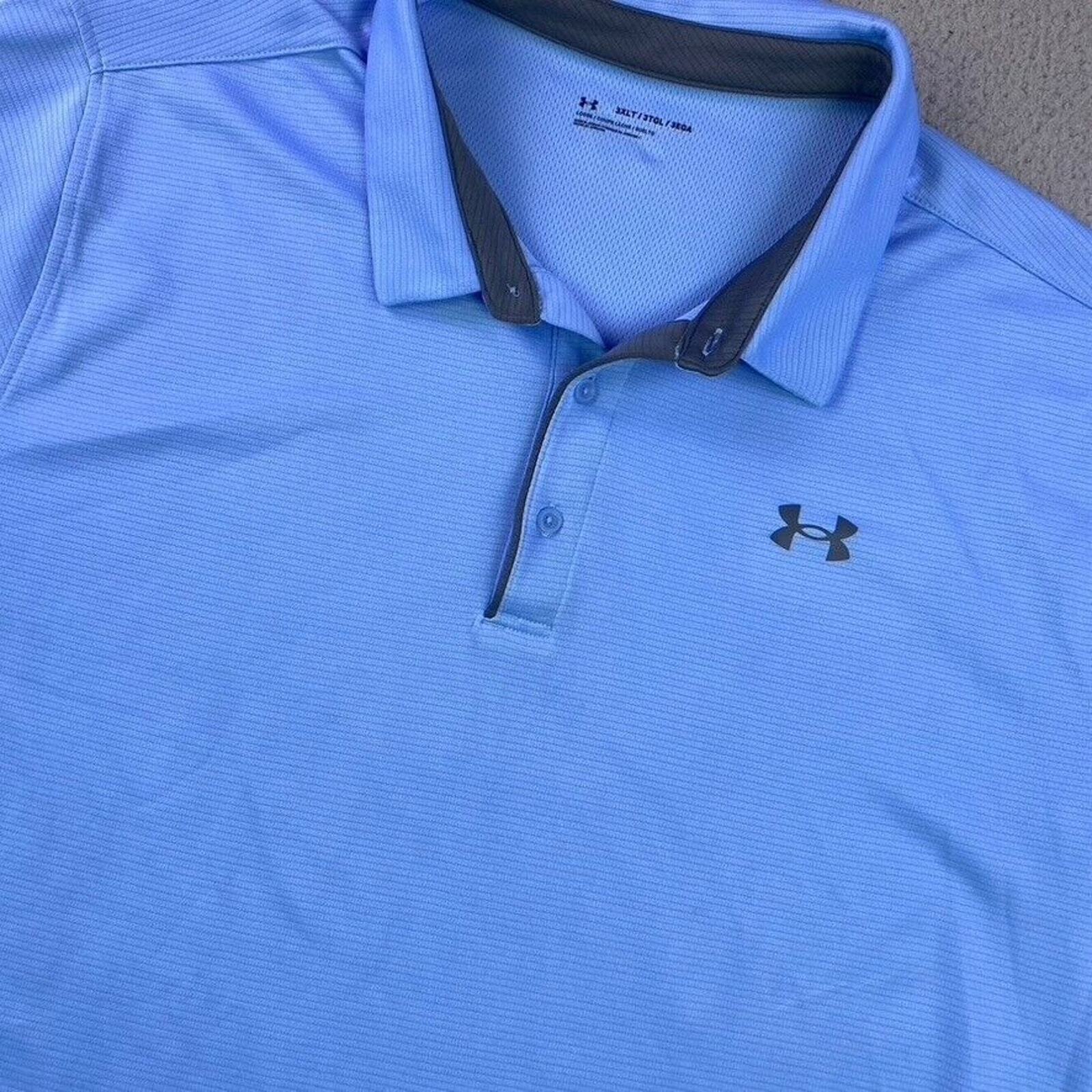 Under Armour Loose Golf Performance Polo Shirt Me… - image 2