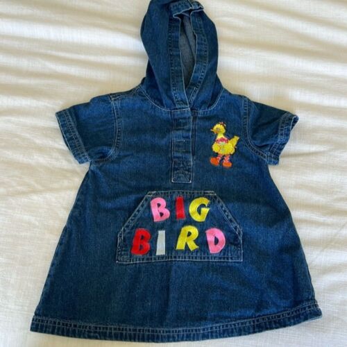 Vintage denim big bird dress. - image 1