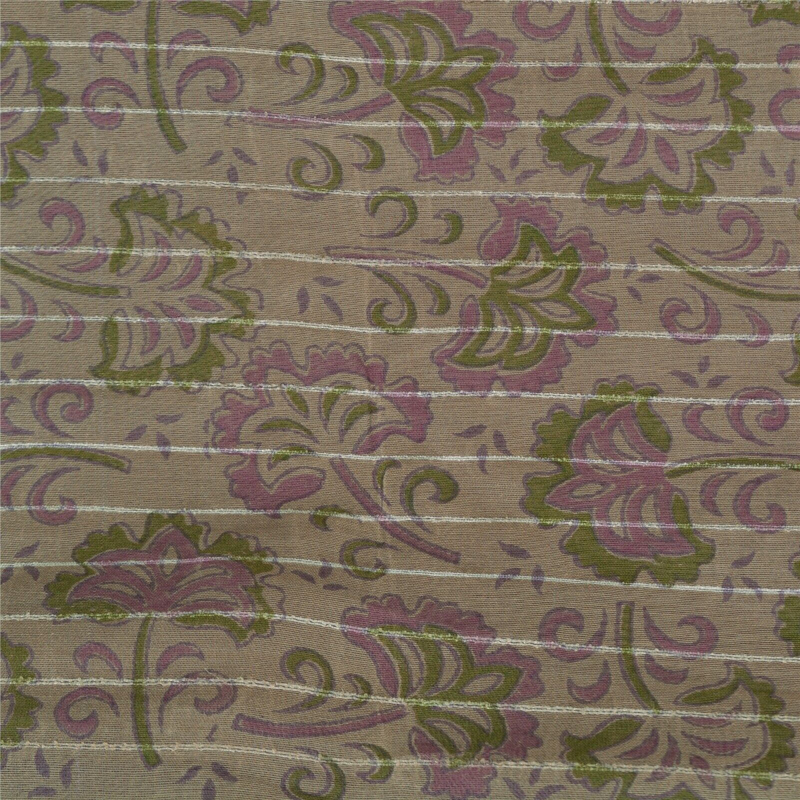 Sanskriti Vintage Purple Sarees Cotton Silk Block… - image 7