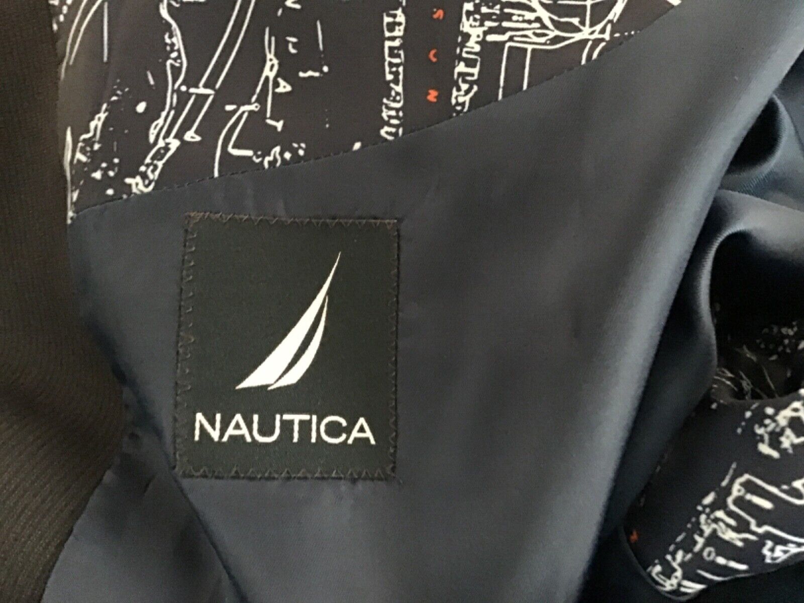 Mans Nautica Navy Blazer Sports Jacket 2 button m… - image 8