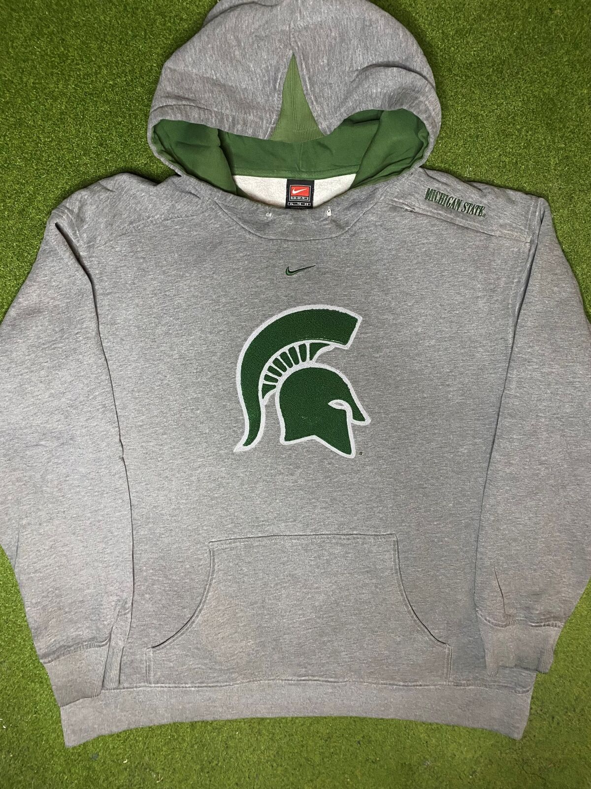 00s Michigan State Spartans - Heavyweight Nike - … - image 1