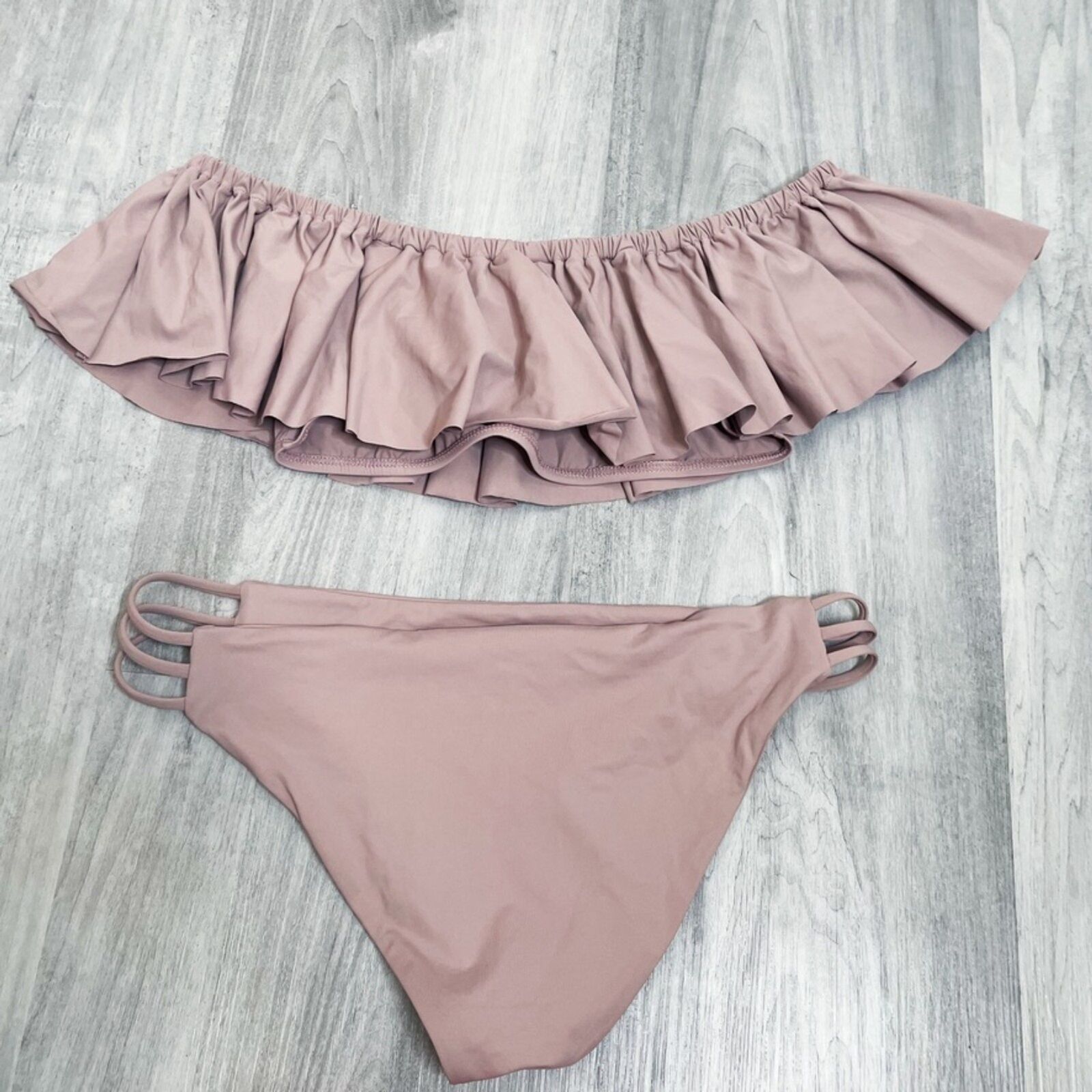 L*Space Pink Hey Girl Ruffle Bikini - image 4