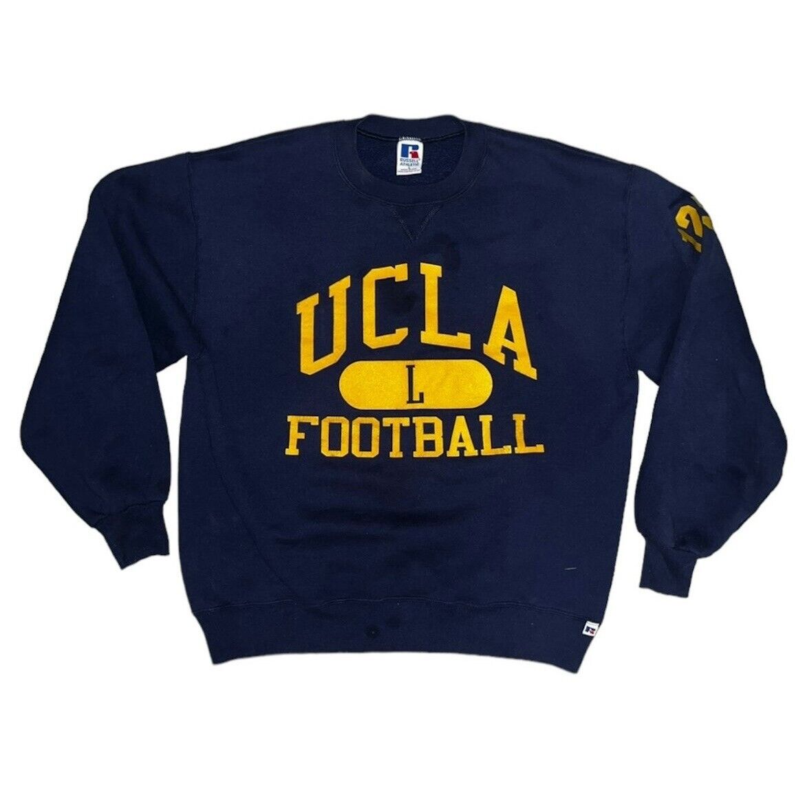 Vintage 1990s UCLA Football Crewneck Russell Athl… - image 1