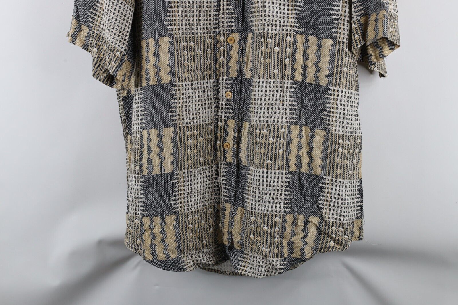 Vintage 90s Streetwear Mens Medium Abstract Check… - image 3