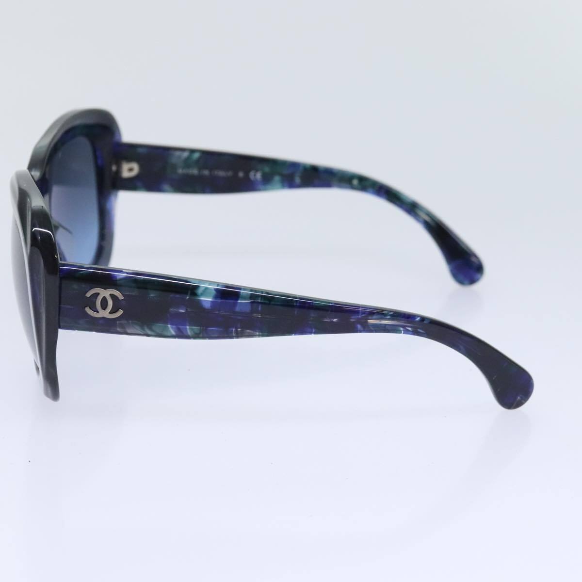 Chanel Cc Navy Plastic Glasses Authentic - image 4