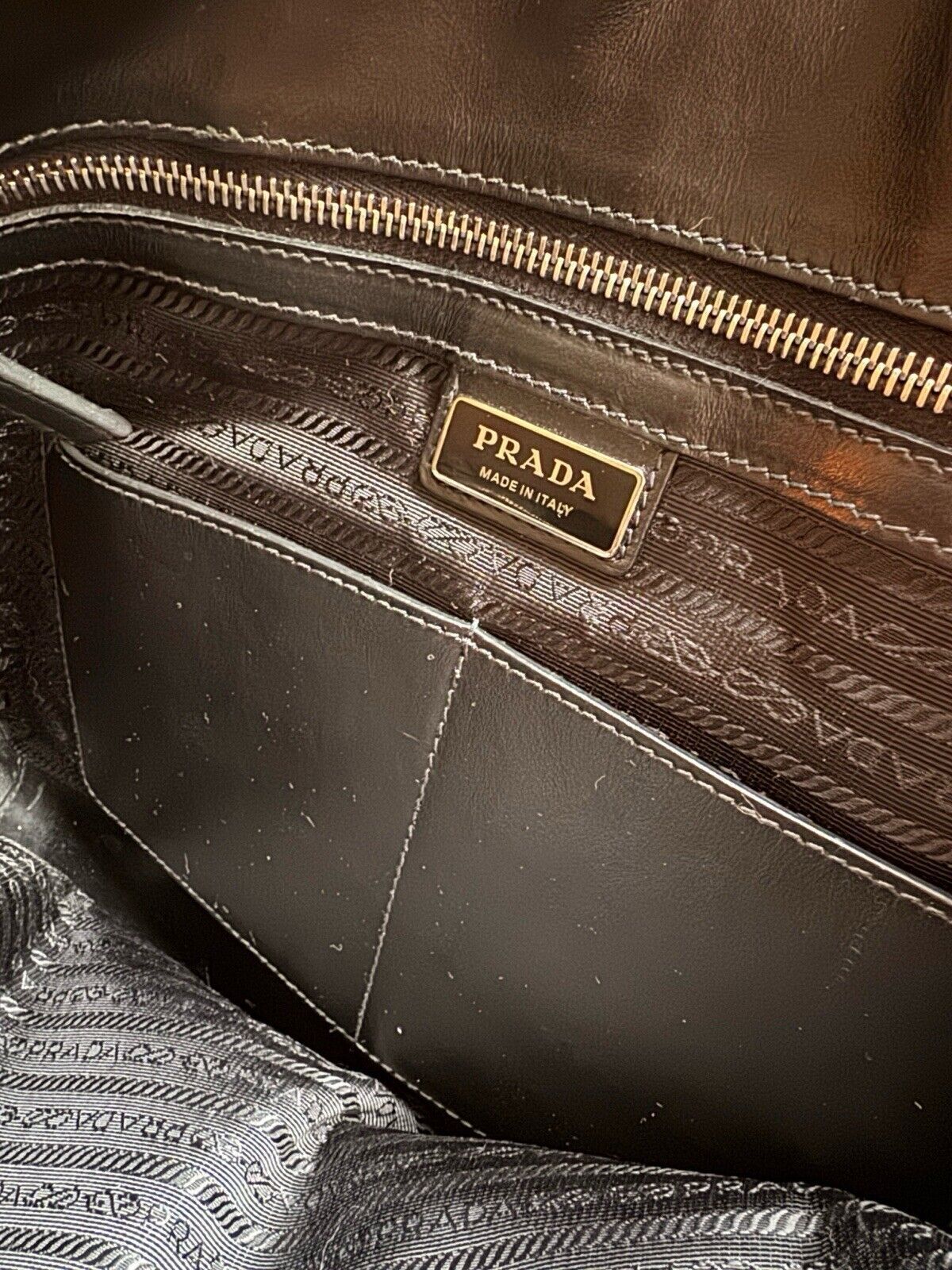 Prada Briefcase Black Leather - image 11