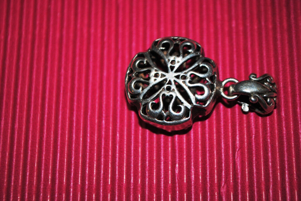 Large pendant - silver - antique vintage - no hal… - image 7