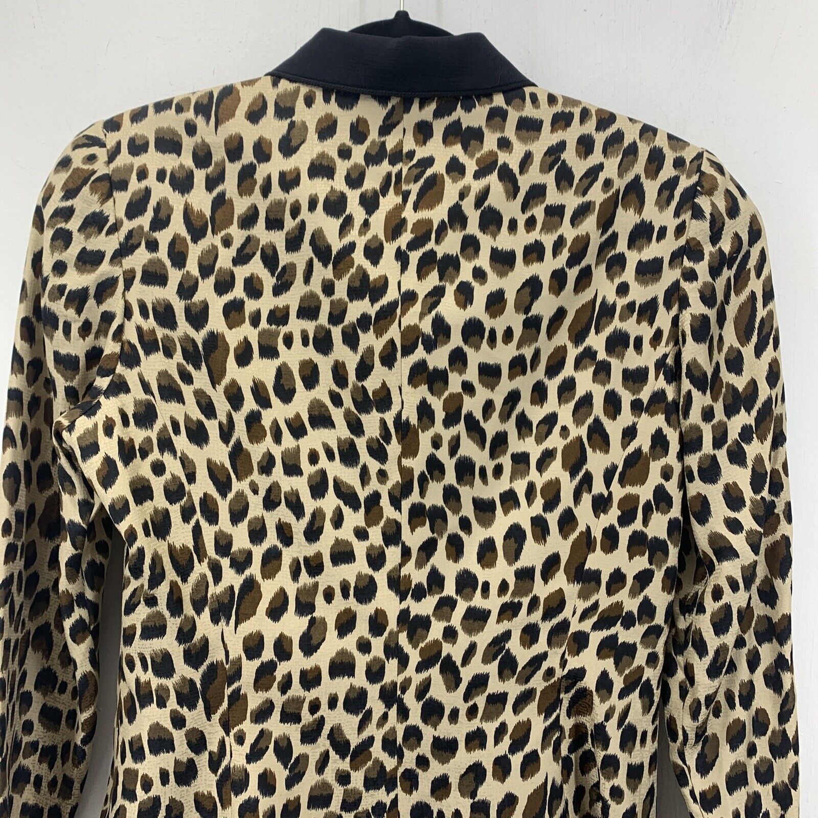 Adrianna Papell Womens 6 Safe Silk Blouse Animal … - image 10