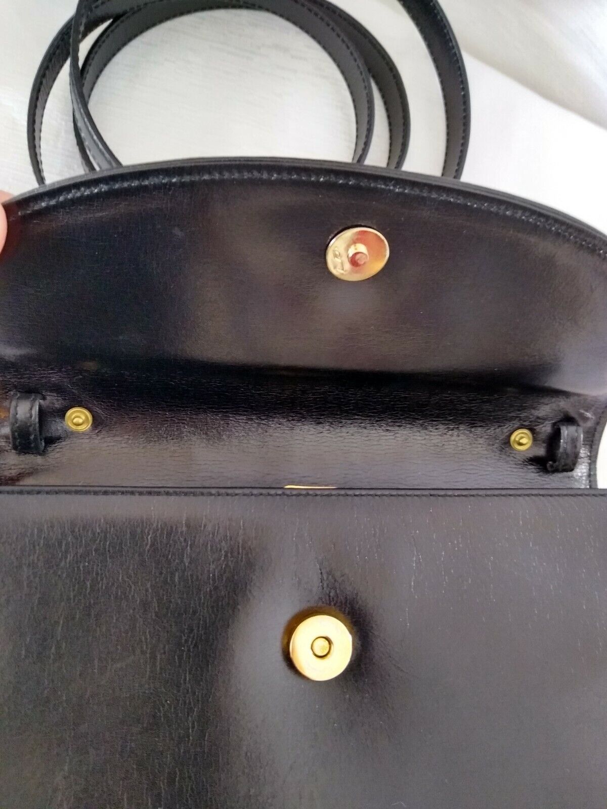 Gucci Black Leather Bag - image 4