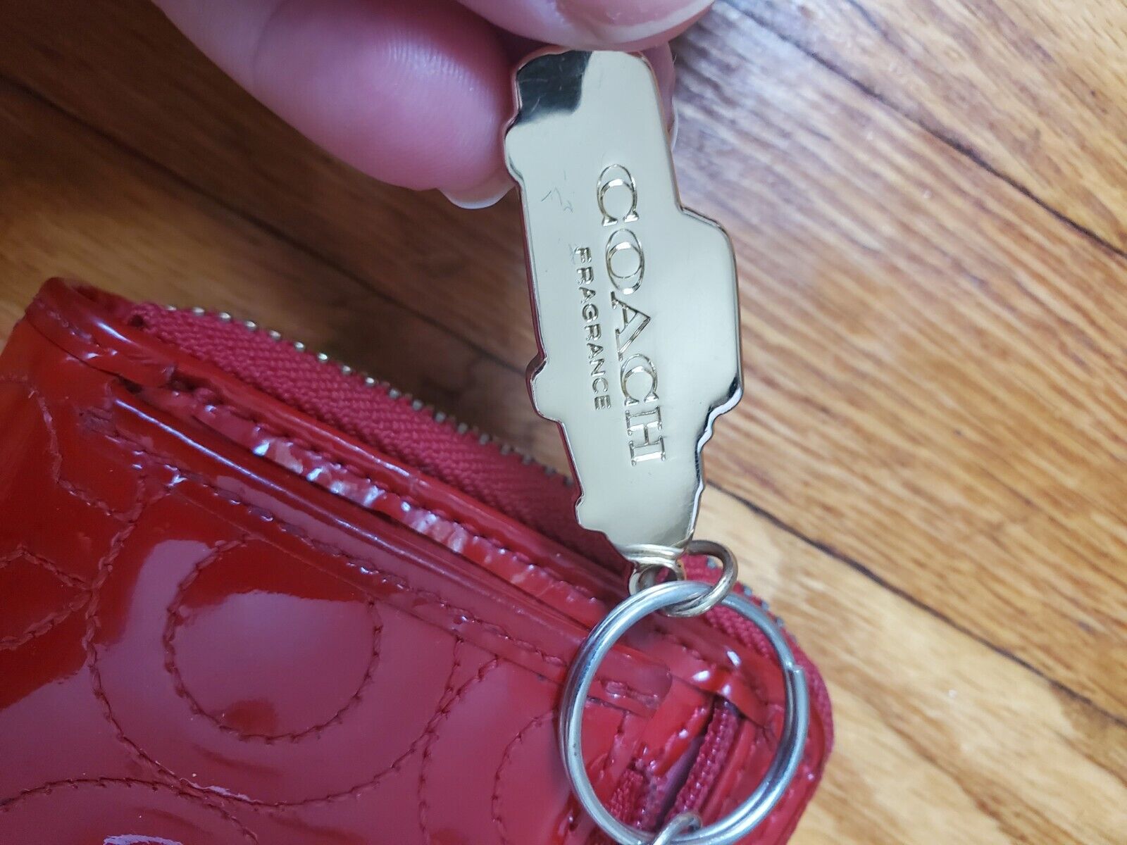 Coach Bifold Red Patent Leather Vintage WOMEN'S - image 5