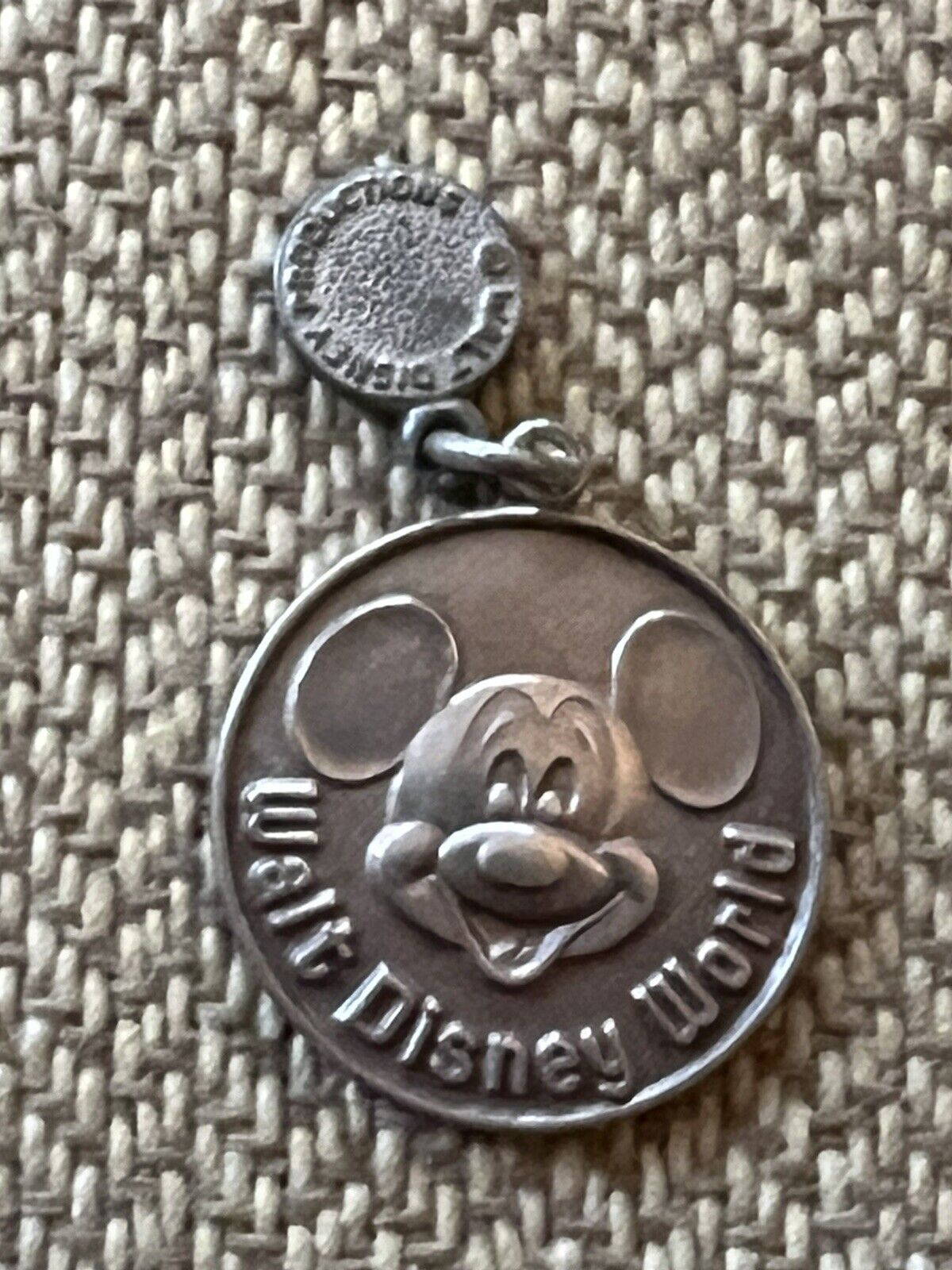 Vintage Sterling Silver Charm Walt Disney World - image 1