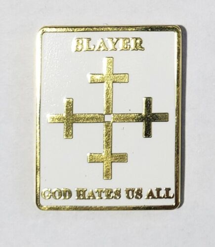 Slayer God Hates Us All Enamel Pin Hat Backpack Jackets Badge Band ...