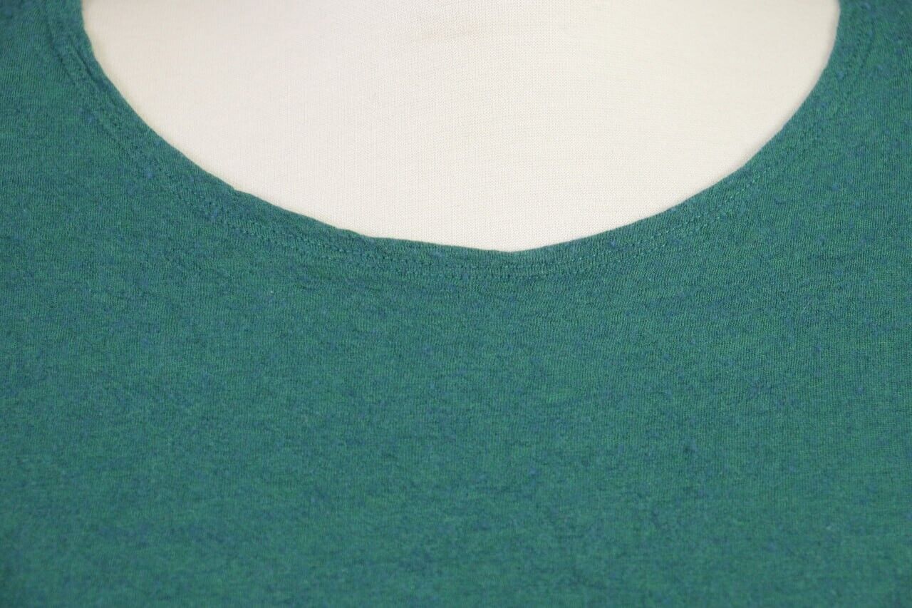 Gudrun Sjoden Green Wool Knit Top Shirt Size M - image 5