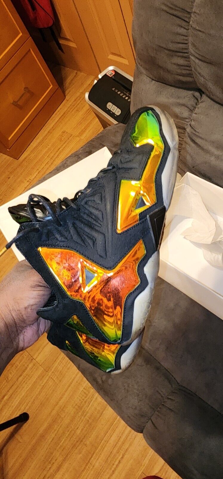 Size 9 - Nike LeBron 11 EXT QS Kings Crown - image 6