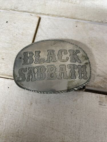 Vintage Black Sabbath 1970’s Patina Rare  Belt Buc