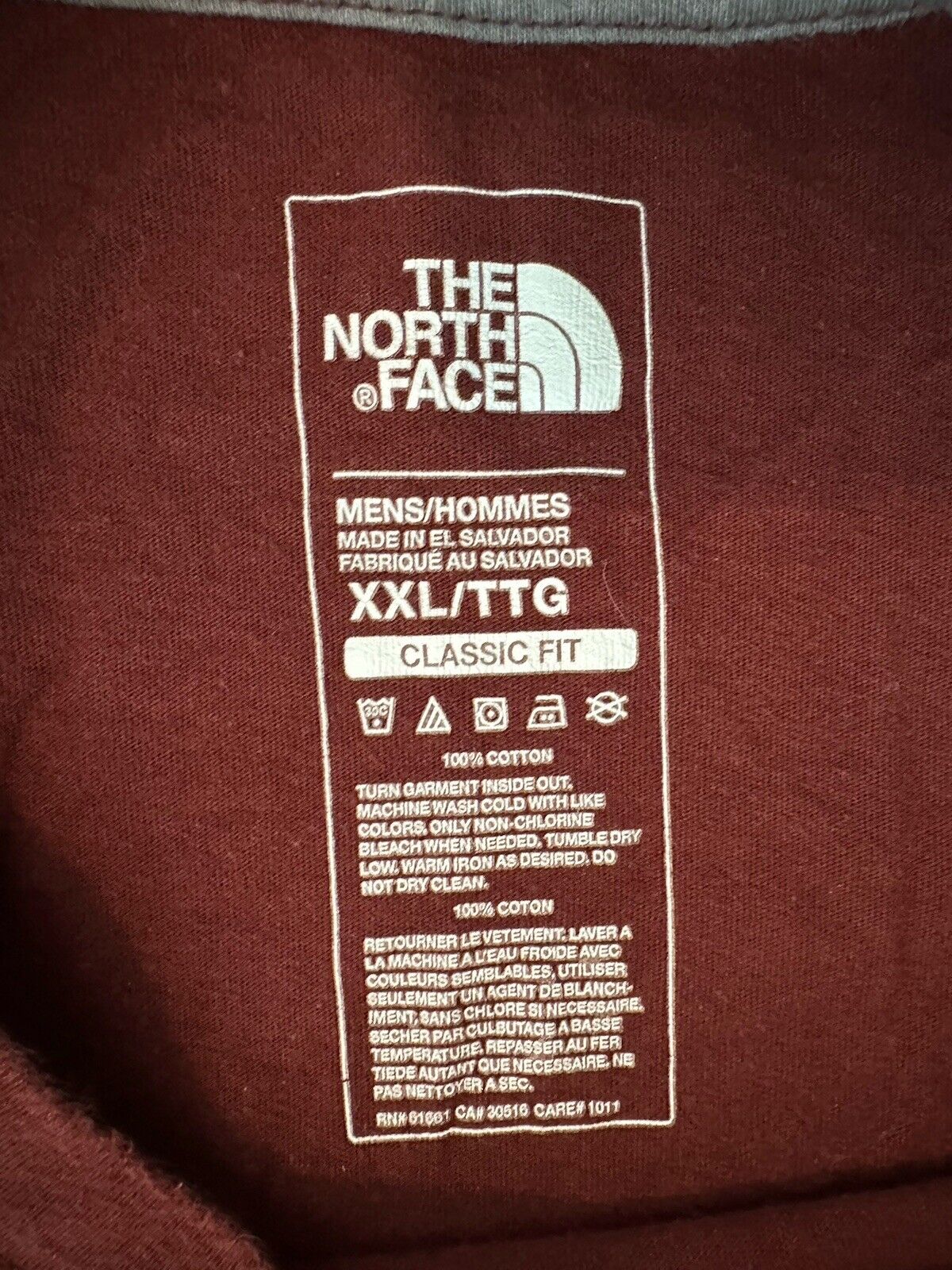 The North Face Graphic Print T-shirt Maroon Tee S… - image 4