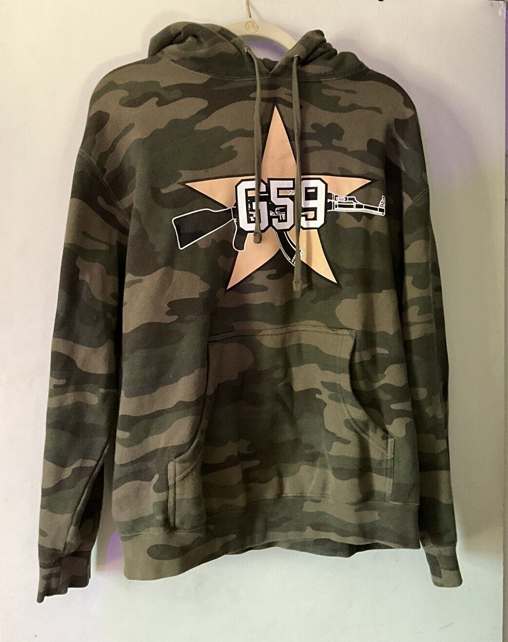 G59 Suicideboys Camo AK Hoodie Medium *** RARE - image 1