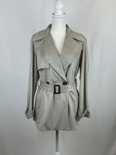 Zara Gray Jacket with Belt, Size S - image 1