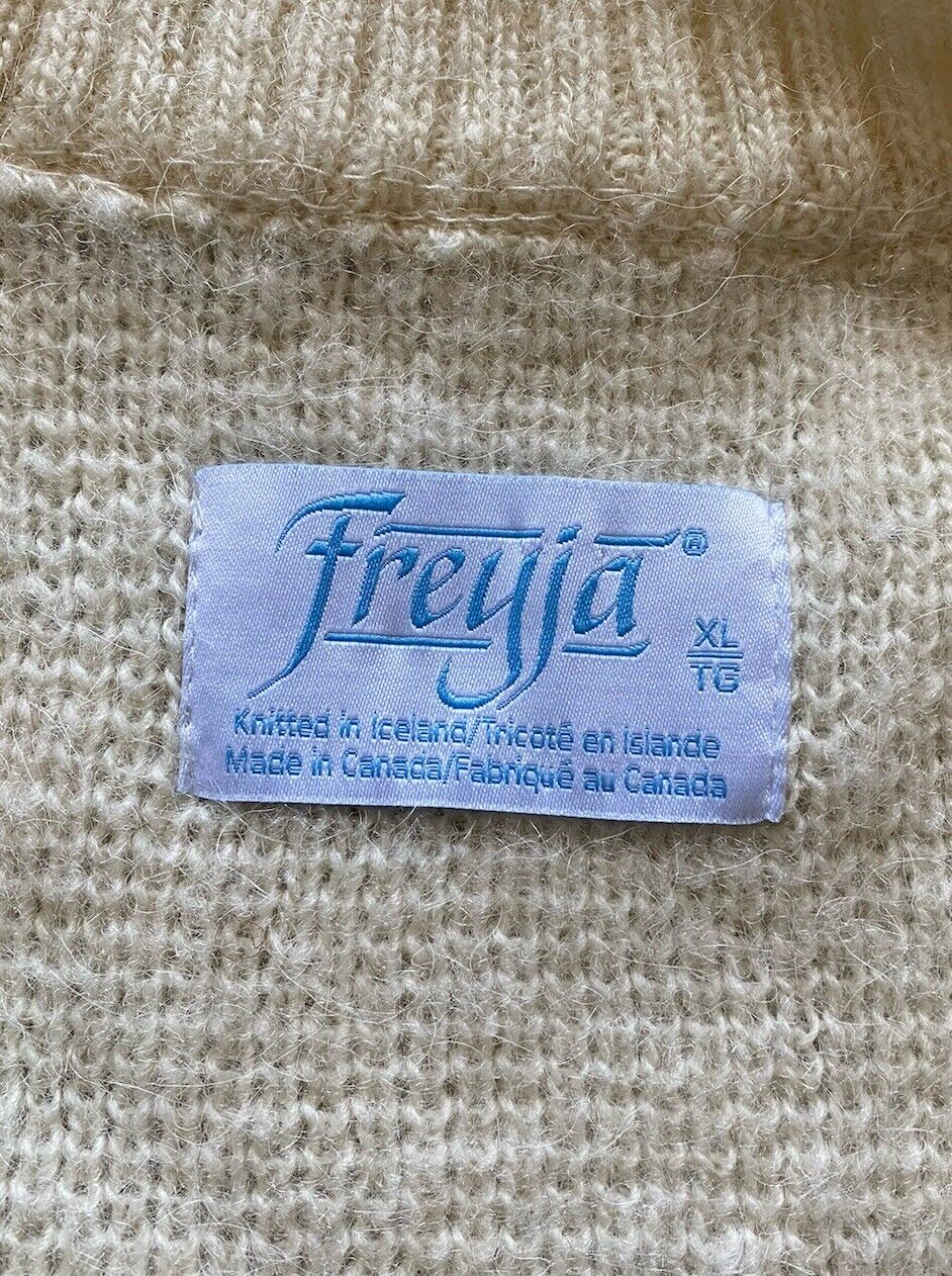 Freyja Women's XL 100% Pure New Wool Iceland Zipp… - image 9