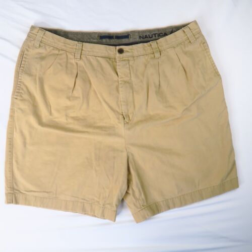 Vintage Nautica Rigger Khaki Tan Chino Shorts Mens