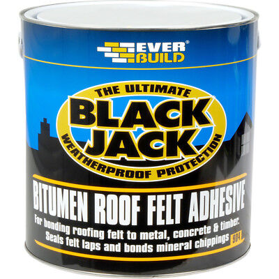 roof felt adhesive 1 litre everbuild 904 bitumen cold