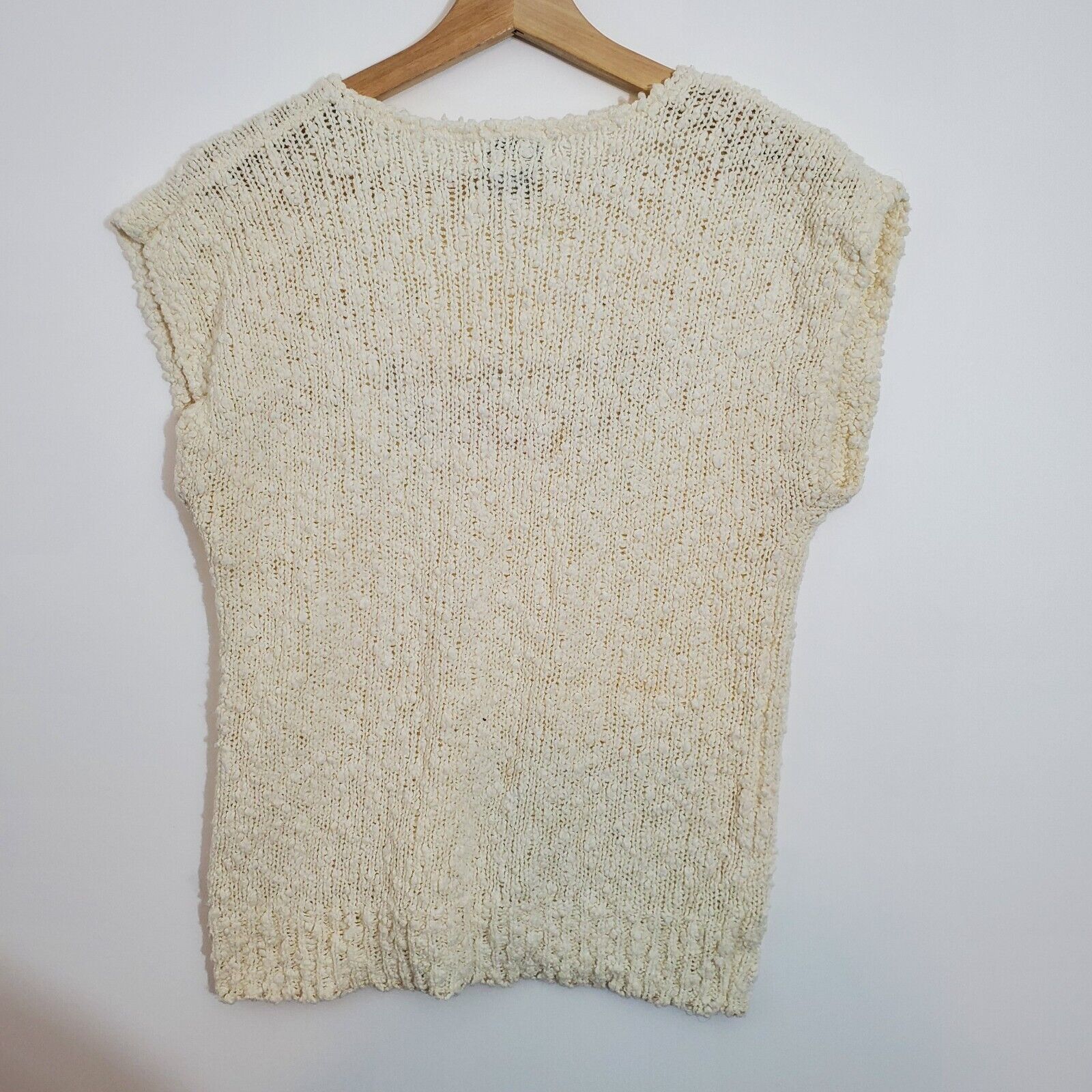 VTG 80s 90s Cristina Popcorn Nubby Knit Acrylic F… - image 4