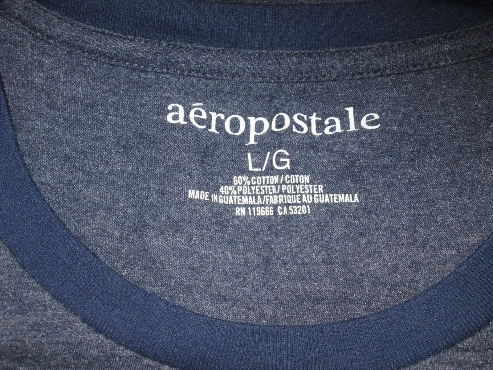 Aeropostale Blue B-E Aggressive T-Shirt Juniors S… - image 5