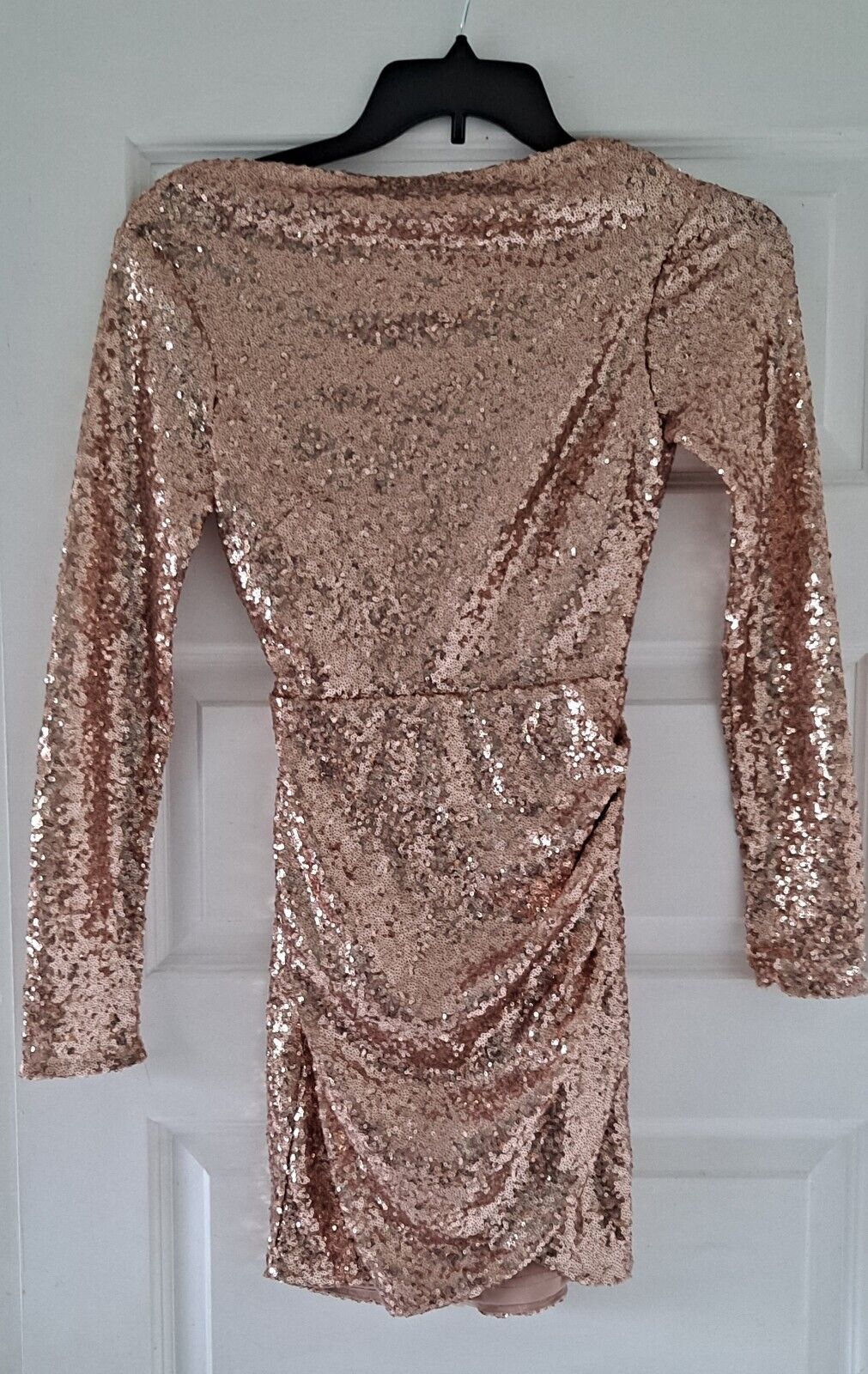 Selfie Leslie XS Rose Gold Sequin Dress #Swifty - image 4