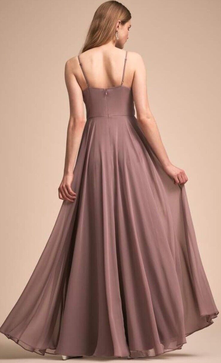 Anthropologie BHLDN Eva Bridesmaid Dress S Mauve … - image 3