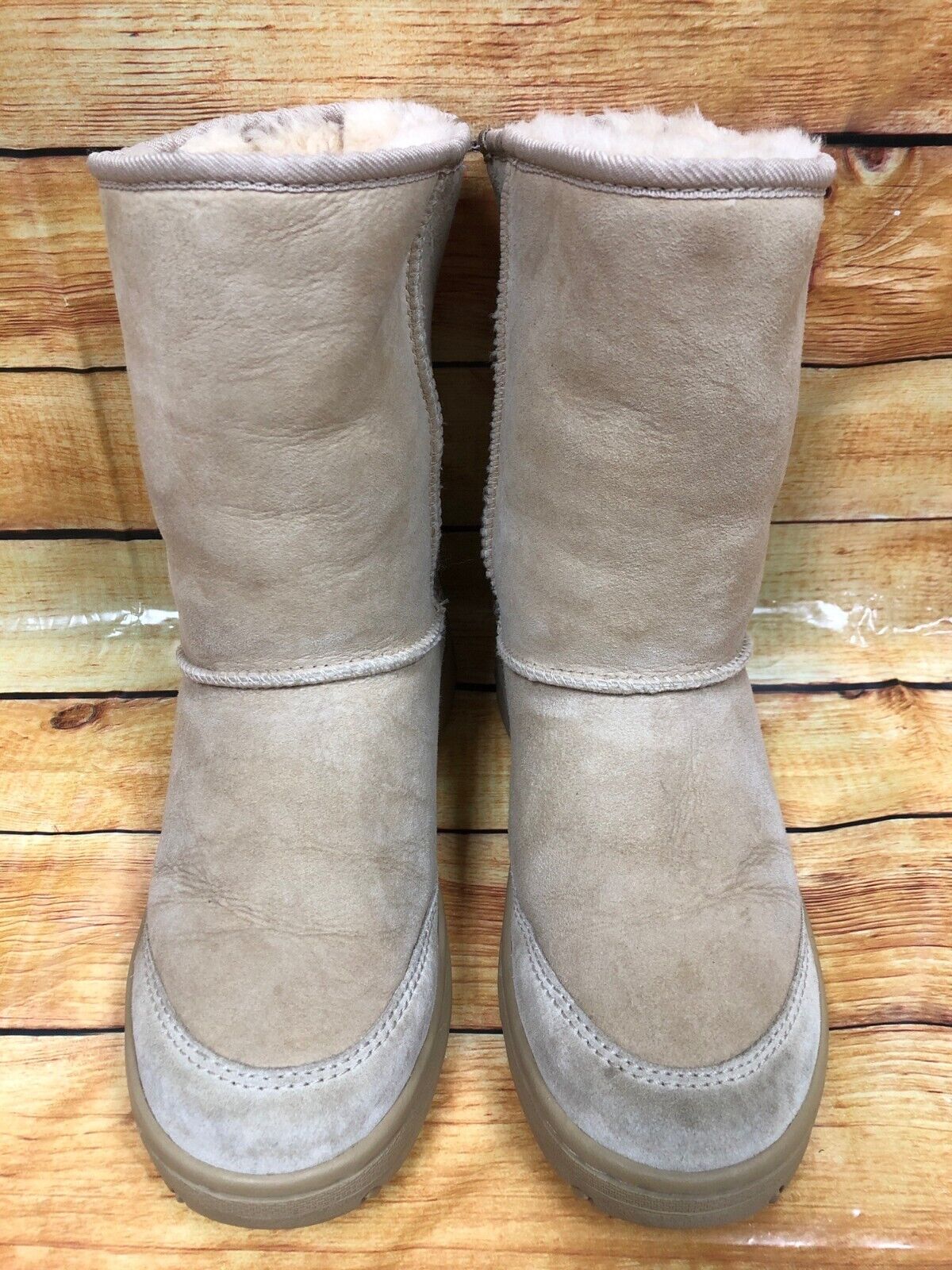 UGG Ultimate Short 5275 Suede Sheepskin Beige Boo… - image 2