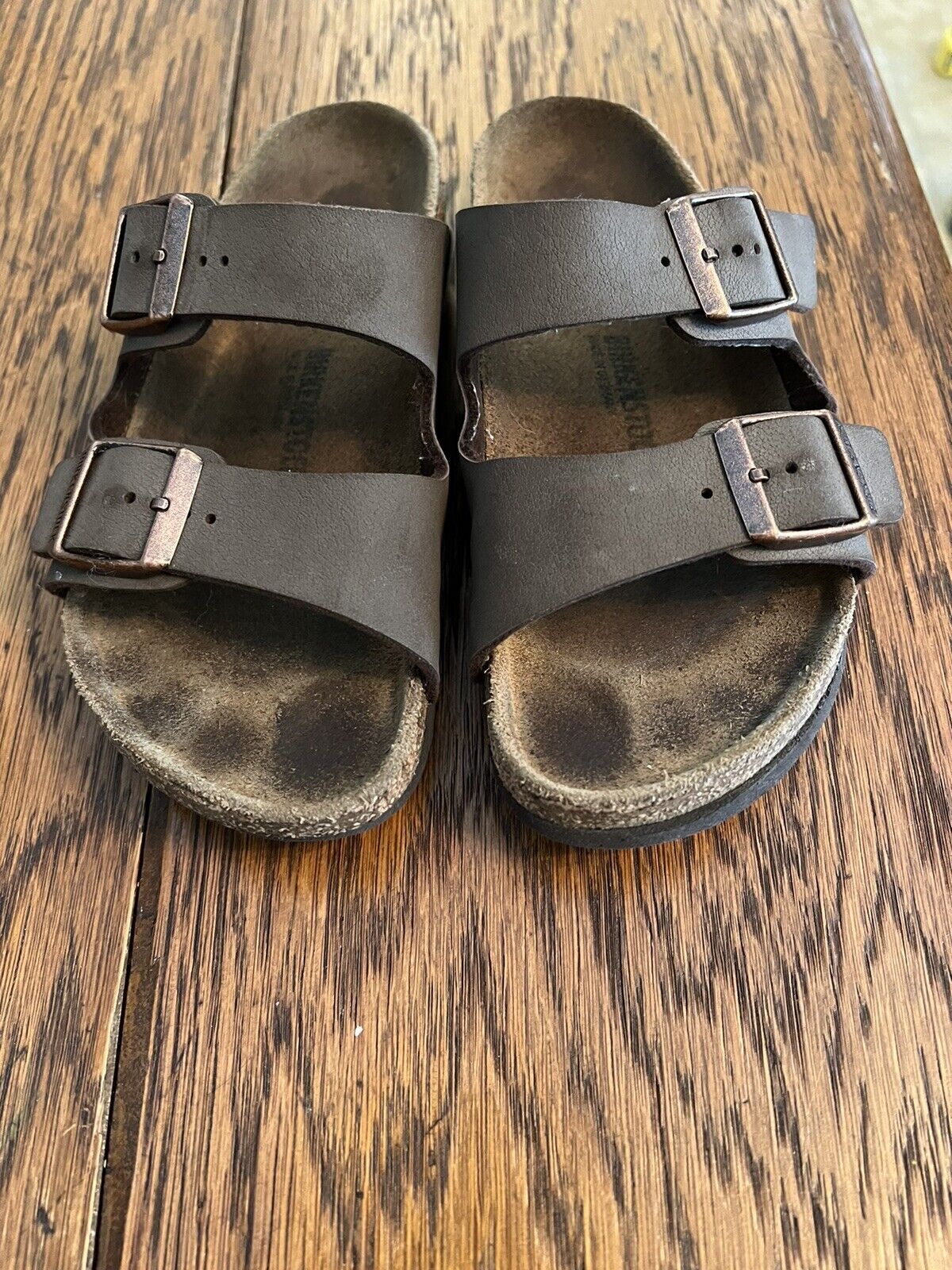 Birkenstock ARIZONA Mocca Birko-Flor Buckled Slid… - image 6