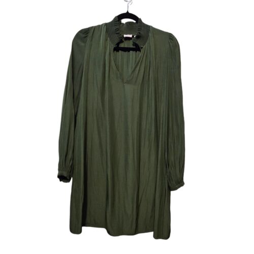 Wilfred Aritzia Garlyn Dress Size XS Green Pocket… - image 1