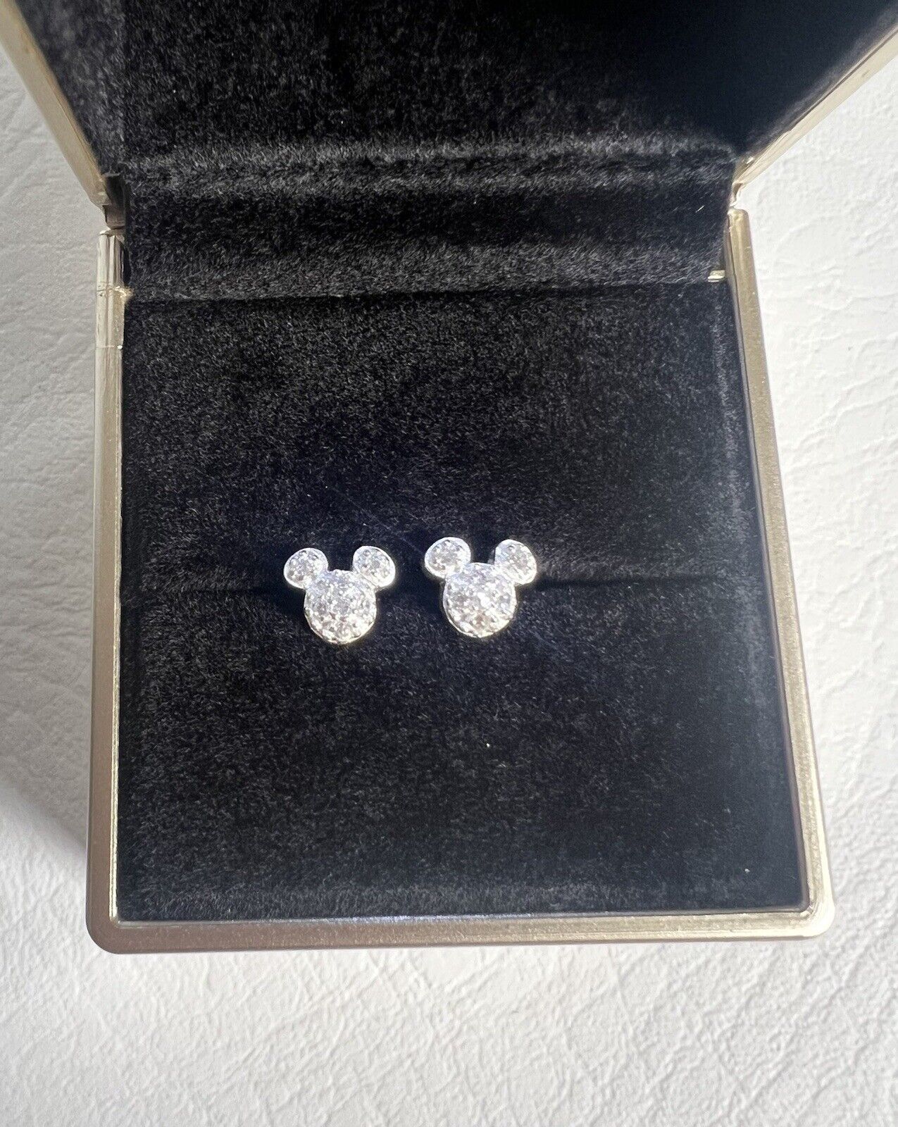 Disney Mickey Mouse Stud 925 Sterling Silver Earr… - image 2