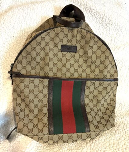 Gucci Backpack Beige Supreme  Canvas GG Monogram … - image 1