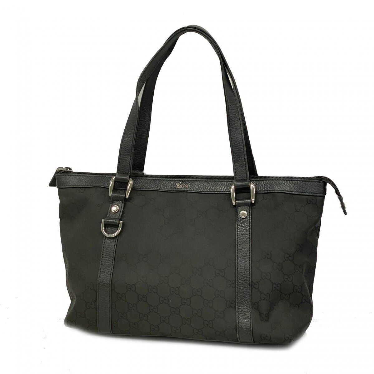 Gucci Tote Bag GG Nylon 268640 Nylon Black 250109N - image 1