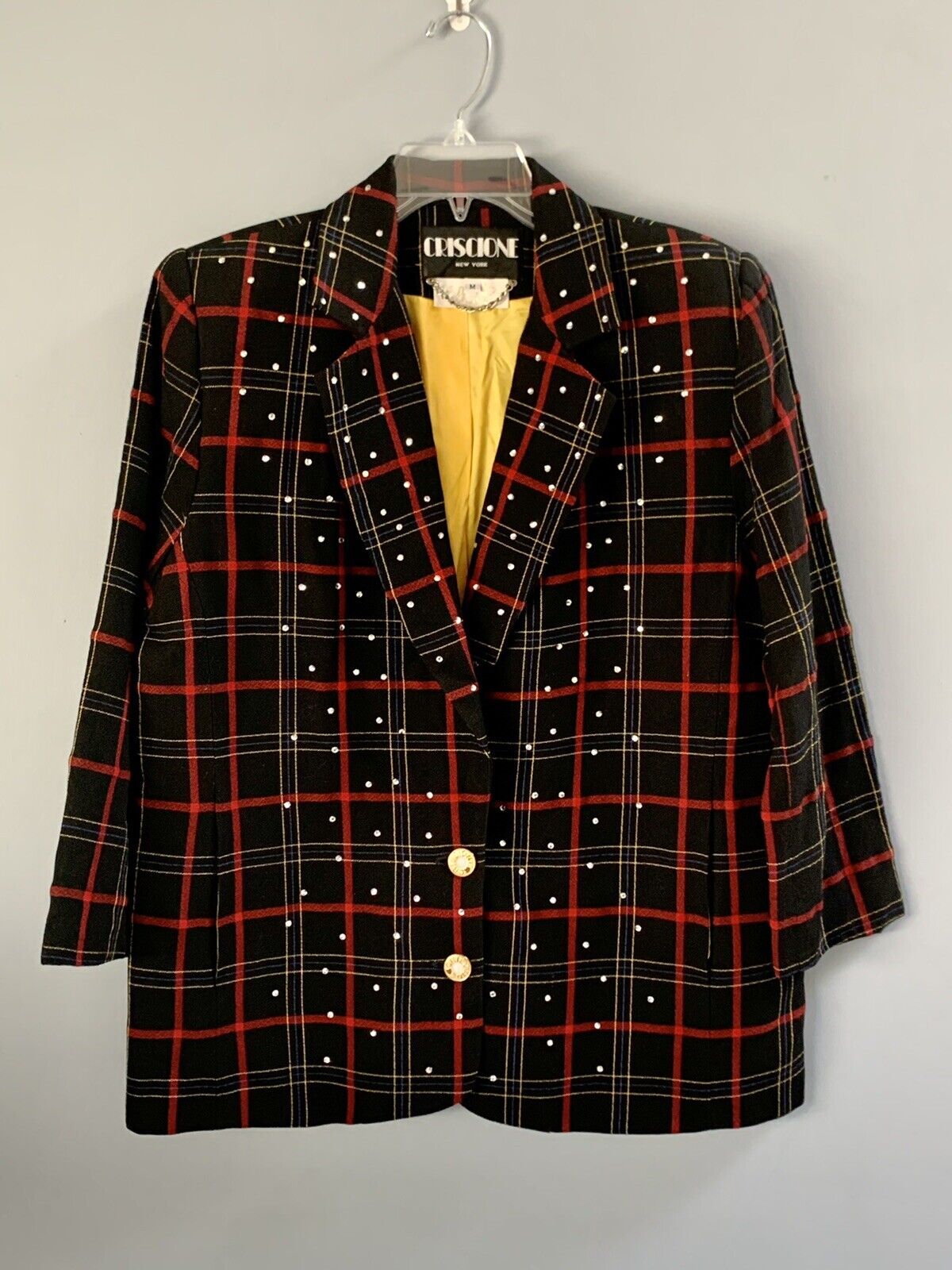 VTG 80s Criscione Cache Women's Blazer Suit Jacke… - image 2