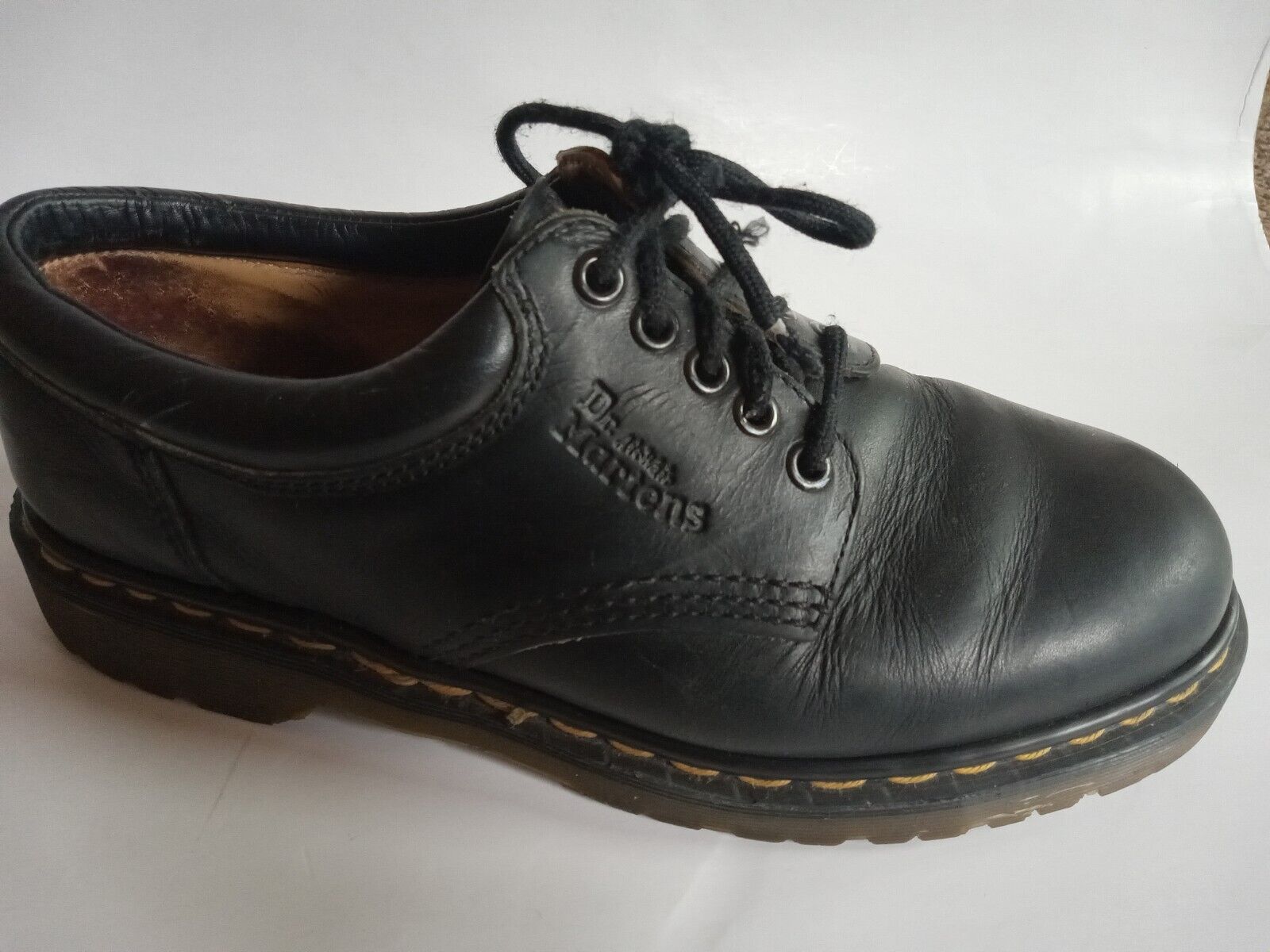 Vtg 90s DR MARTENS Men's Sz 8 England 8053 Black … - image 9