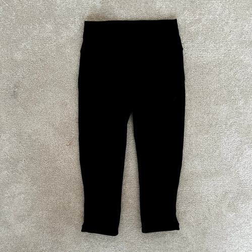 Lululemon Smooth Stride Crop Black Size 2 Stylish… - image 1