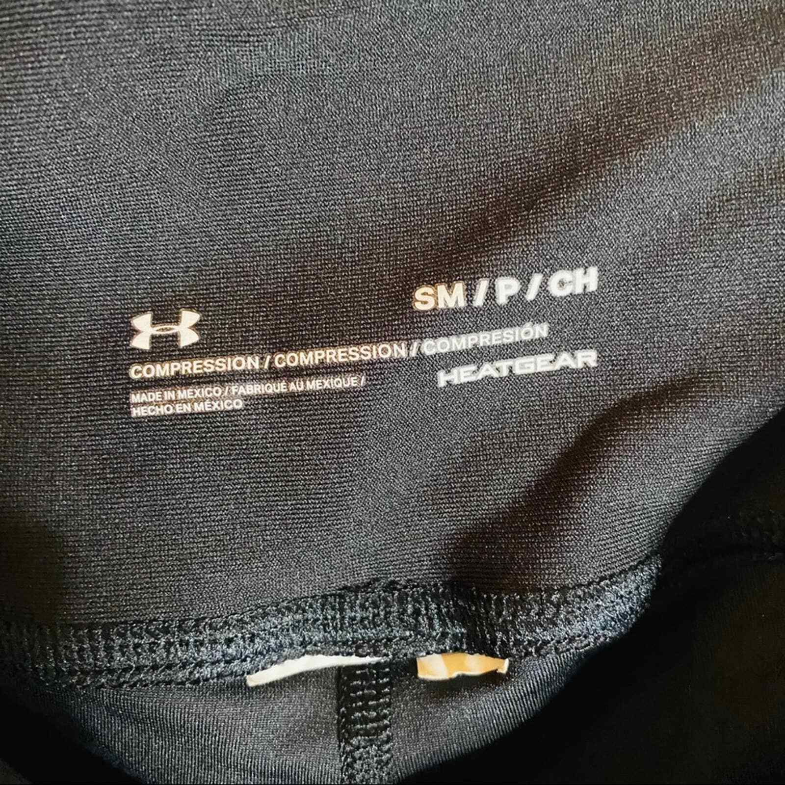 Under Armour Compression Leggings Black Size:S - image 4