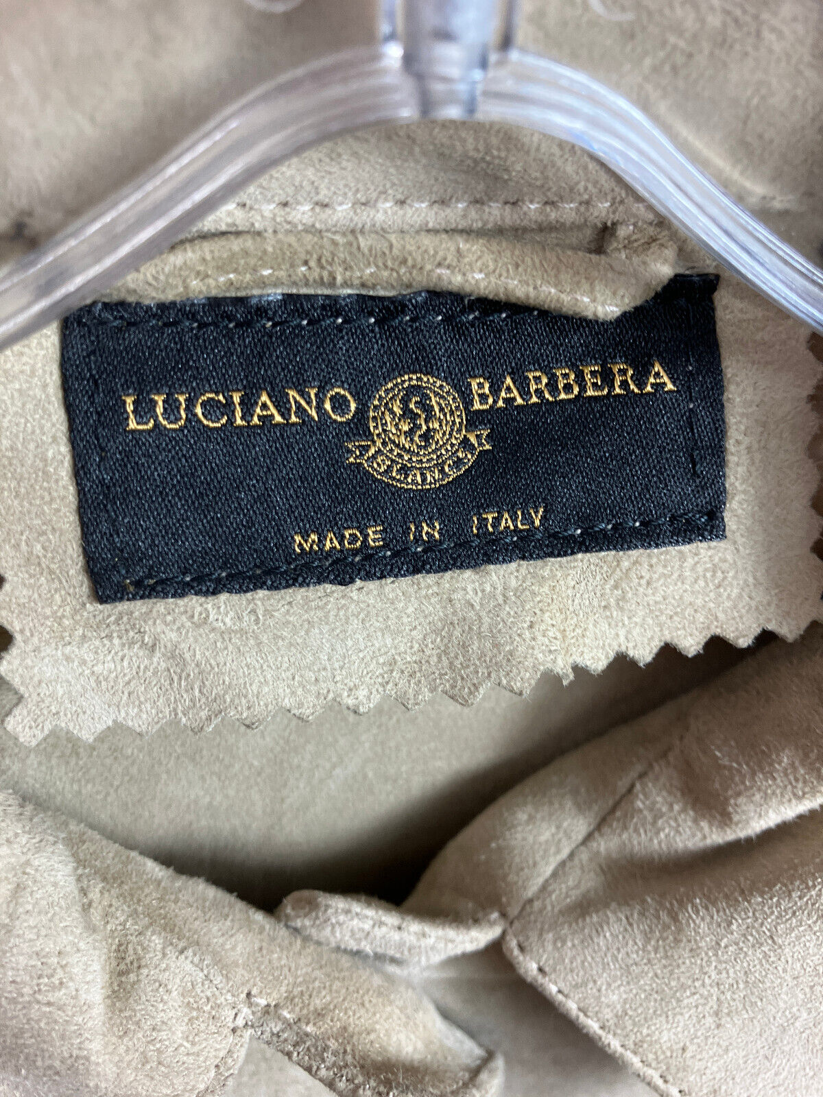 42 Luciano Barbera Ecru Beige Button Down Womans … - image 3