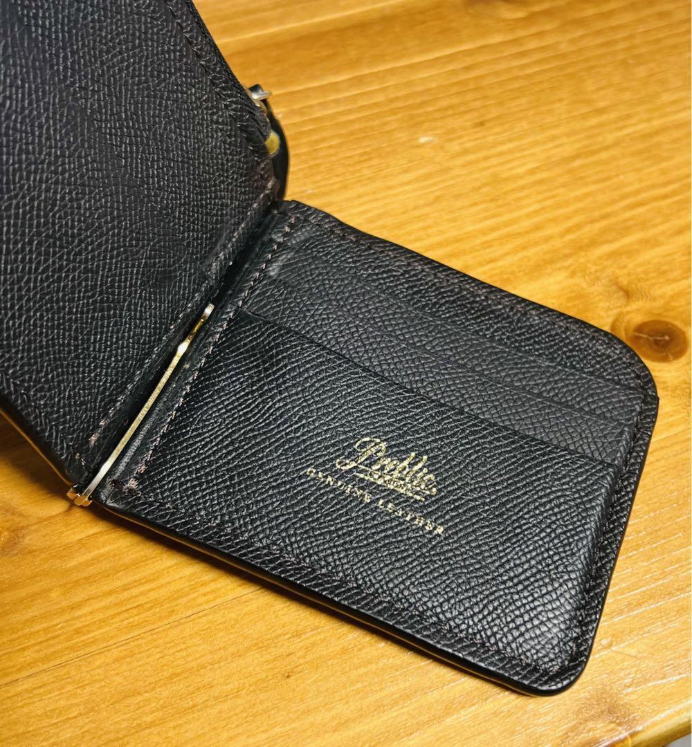 Preblic Tomas Money Clip Wallet Black Shell Cordo… - image 3