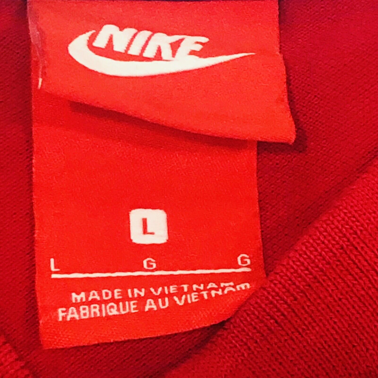 NIKE Red Tag Henley Two Button Single Stitch USA … - image 6