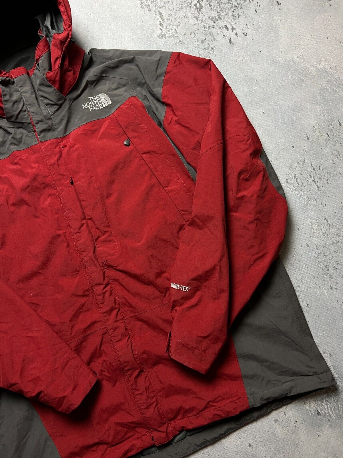 The North Face 00s Mountain Jacket Goretex Red Ra… - image 4