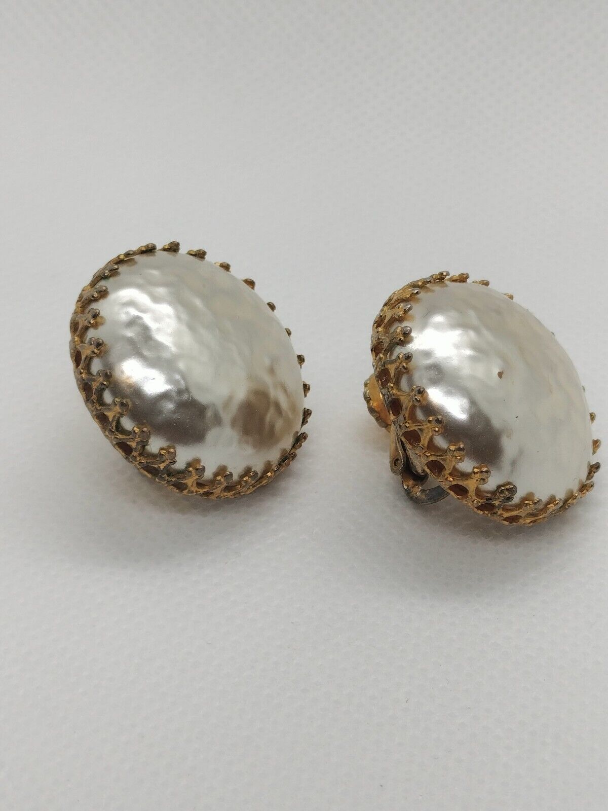 VTG  MIRIAM HASKELL  FAUX BAROQUE PEARL BUTTON ST… - image 11