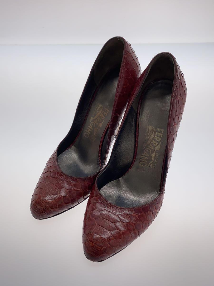 Salvatore Ferragamo Pumps RED Leather - image 2