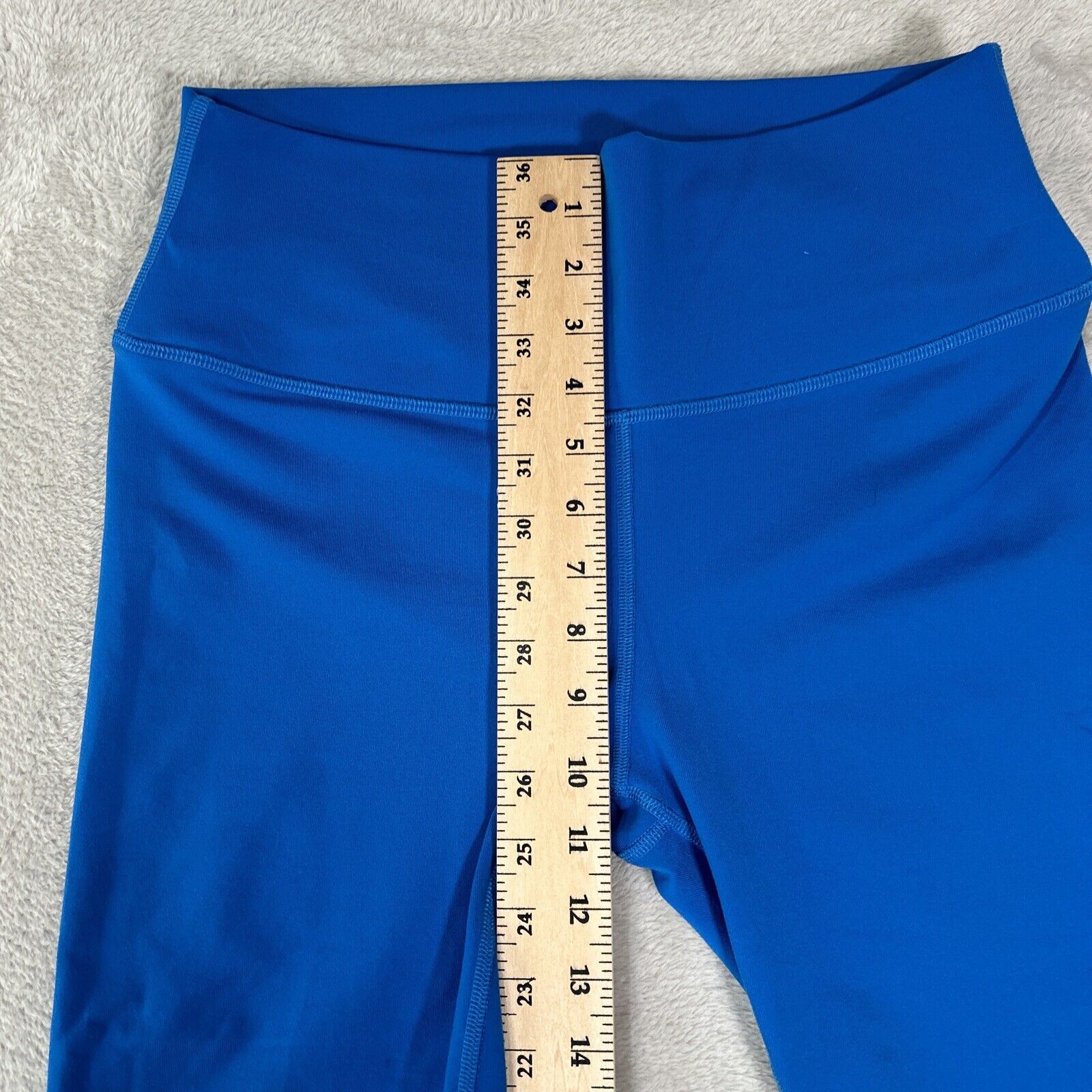 Alo Women Activewear Pants Size L Large Blue Legg… - image 3